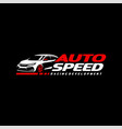 automotive car logo concept ready made vector image