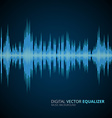 abstract equalizer background blue vector image vector image