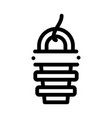 fixing equipment canoeing icon vector image vector image