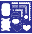 frame set - different frames and borders vector image