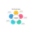 modern infographic template vector image