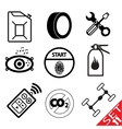 car part icon set 11 vector image