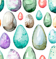 happy easter egg seamless pattern vector image