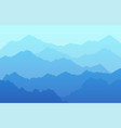 beautiful scenic landscape background vector image