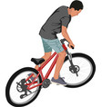 cyclist vector image vector image