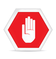 caution sign vector image