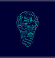 energysaving vector image vector image