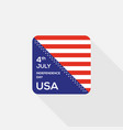 fourth july independence day united states vector image