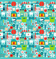 medicine tile pattern vector image