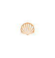 shell logo vector image