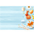 background for any easter design vector image