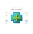 modern infographic template vector image