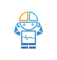 robots-artificial-intelligence vector image vector image