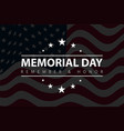 patriotic poster with american flag and text vector image