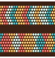 ethnic african beads abstract color seamless vector image vector image