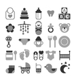 set of baby icons vector image