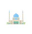 islam religion building isolated muslim mosque vector image vector image