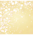 lights on golden background vector image vector image
