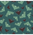 seamless halloween pattern vector image vector image