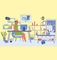 woman getting doctors medical consultation online vector image