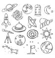 doodle space images vector image