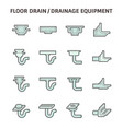 floor drain icon vector image