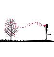 tree of love vector image vector image