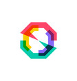 abstract colorful overlap overlapping multiply vector image vector image