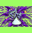 bong ripper astronaut background texture space vector image