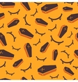 seamless halloween pattern vector image