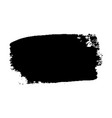 brush stroke isolated on white background black vector image