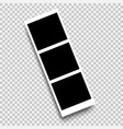 photo frame template design white border vector image vector image