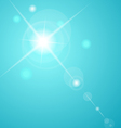abstract star with lenses flare vector image vector image
