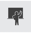 teacher icon vector image vector image