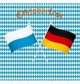 flags of germany and bayern munich vector image