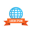 symbol of world vector image vector image