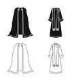 design material and clothing icon vector image