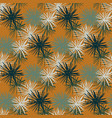 seamless star urchin abstract silhouettes pattern vector image vector image