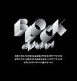 abstract font vector image vector image