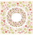 floral farame vector image vector image