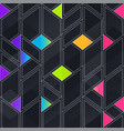 abstract mosaic seamless pattern vector image