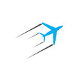 airplane symbol vector image
