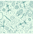 virus seamless pattern vector image