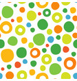 abstract seamless pattern of circles vector image vector image