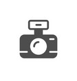 camera glyph icon and photography concept vector image