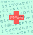 modern medical icon set vector image