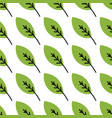 seamless plant leaves pattern hand drawn vector image vector image