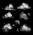cloud realistic sky white clouds in air vector image