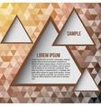 seamless abstract hexagon background vector image vector image