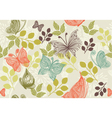 floral background vector image